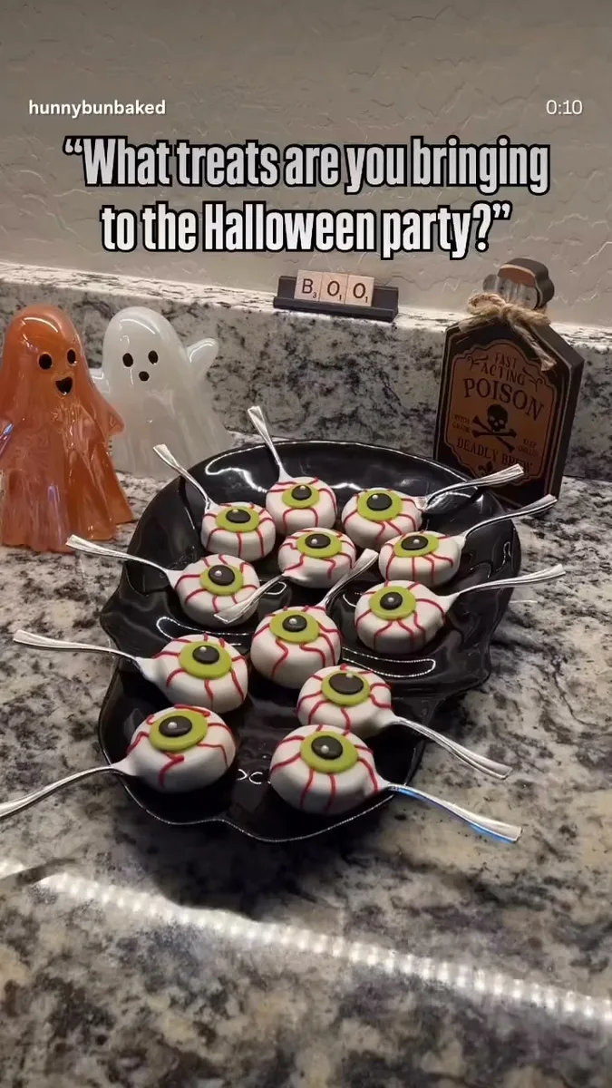Cake Pops Globes Oculaires Halloween