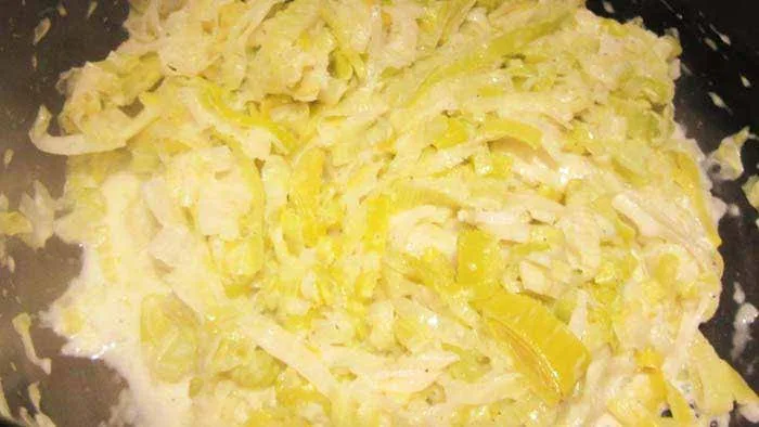 Fondue de poireaux