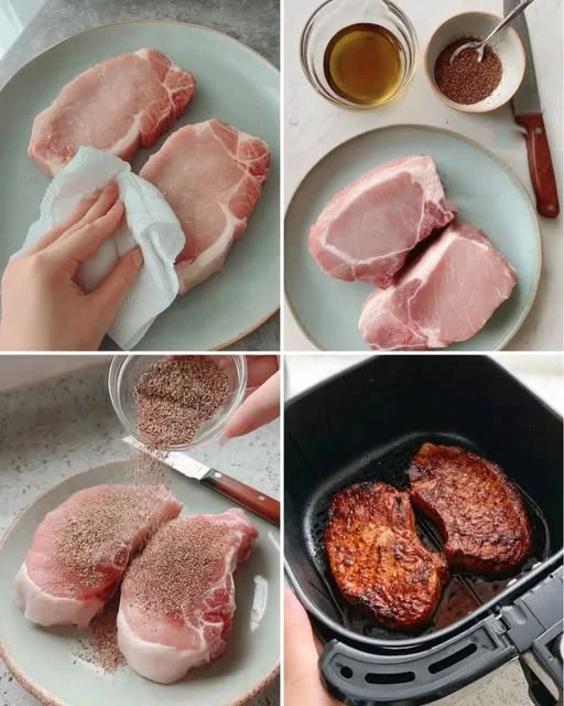 Côtelettes de Porc à l'Air Fryer