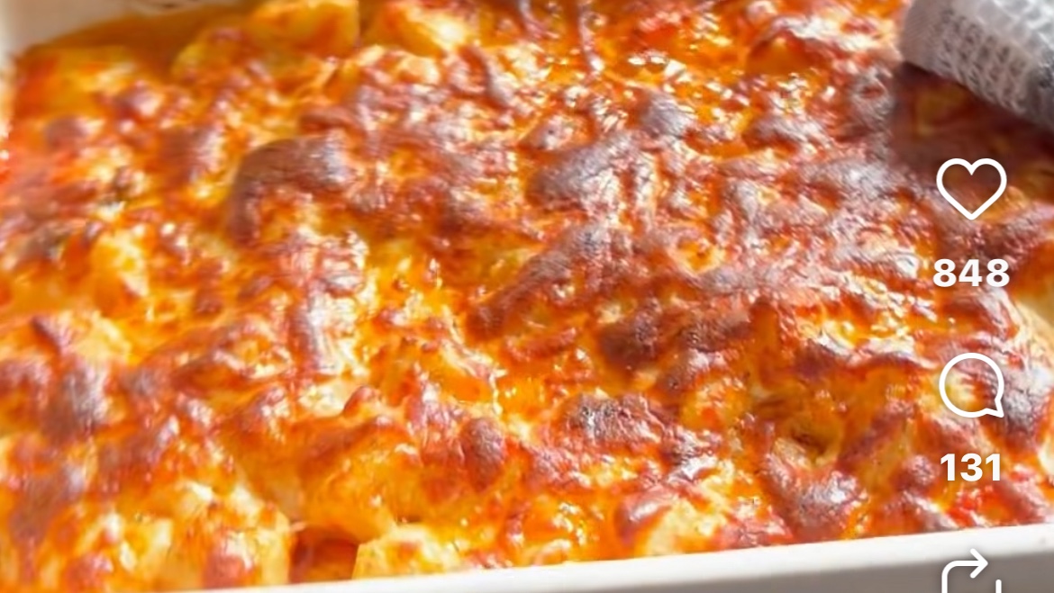 Gnocchi gratinés, tomate & mozzarella