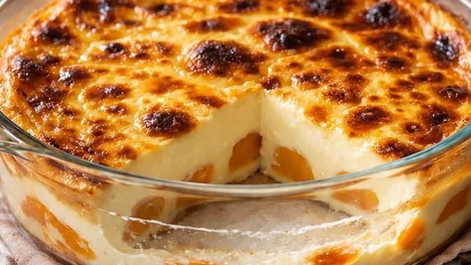 Flan Pâtissier aux Abricots Maison