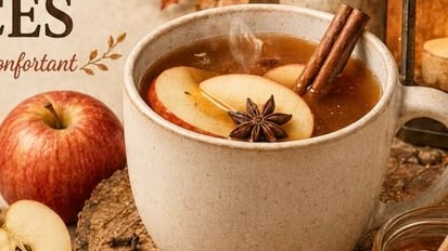 Cidre Chaud au Miel et aux Épices