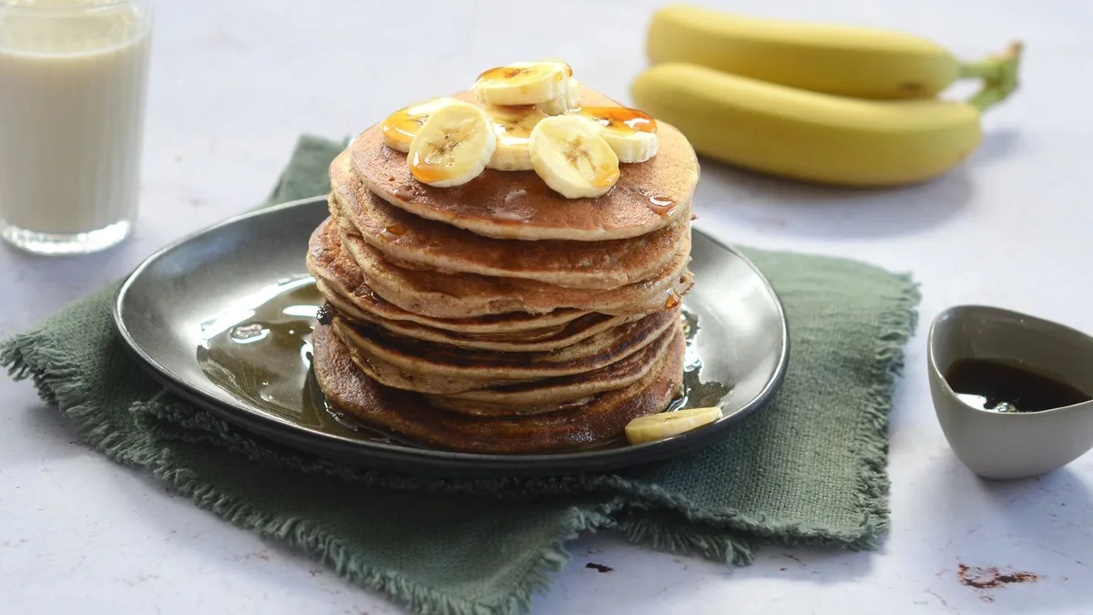 Pancakes healthy aux flocons d'avoine