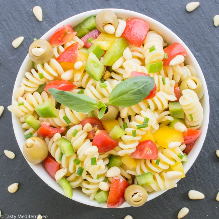 Salade de pâtes méditerranéenne