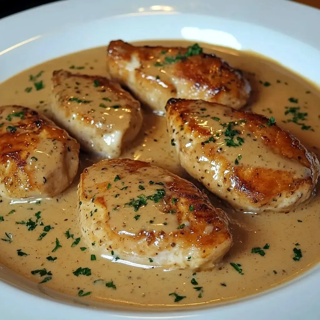 Filets de Poulet Flambés Crème