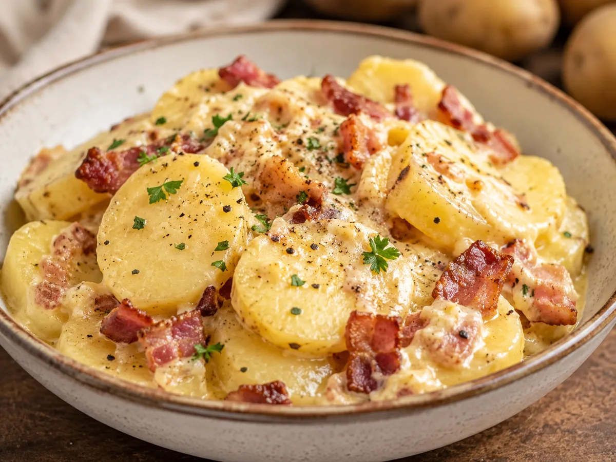 Carbonara de Pommes de Terre