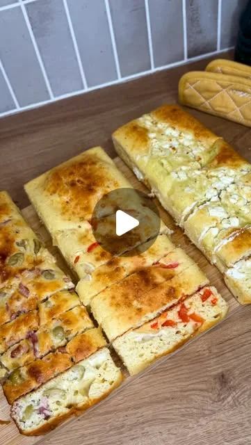 3 Cakes Salés dans un Seul Plat