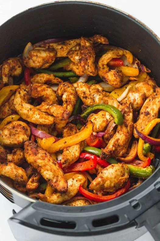 Fajitas de Poulet à la Friteuse à Air