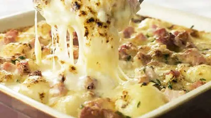 Tartiflette pomme de terre saucisse