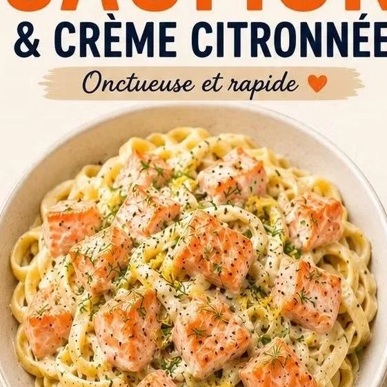 Tagliatelles au Saumon & Crème Citronnée