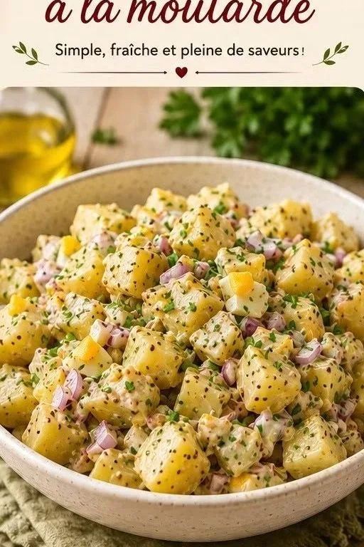 Salade de pommes de terre à la moutarde