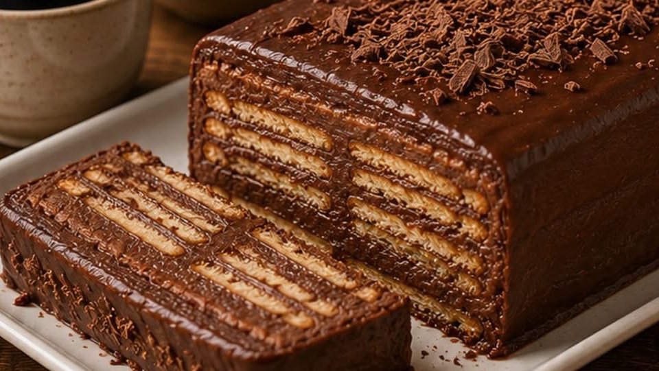 Gâteau au Petit-Beurre et au chocolat