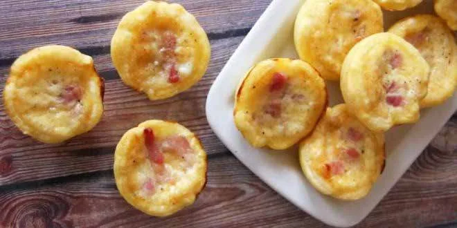 Mini-quiches Parmesan & lardons