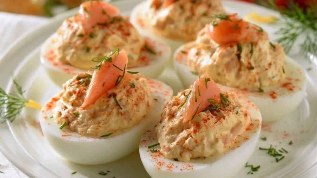 Œufs Mimosa au Saumon ou au Thon