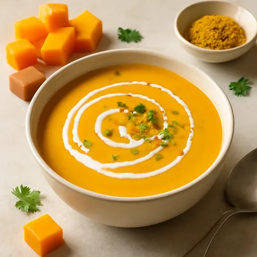 Velouté de courge au curry