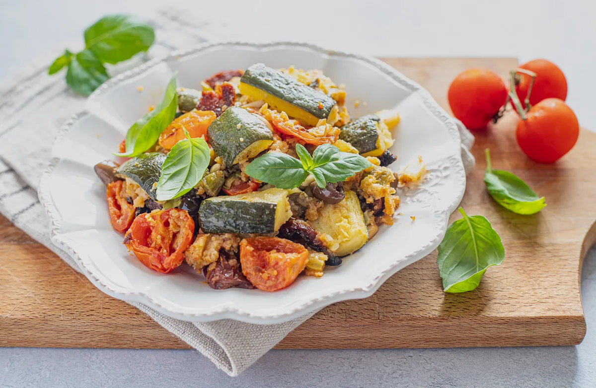 Courgettes gratinées à la méditerranéenne