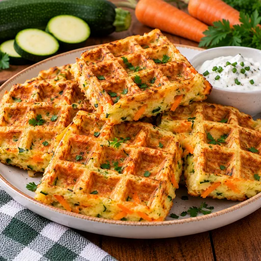 Gaufres de légumes