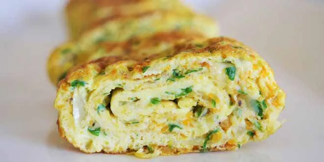 Omelette roulée