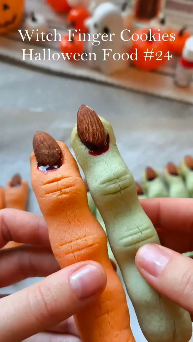 Biscuits Doigts de Sorcière pour Halloween
