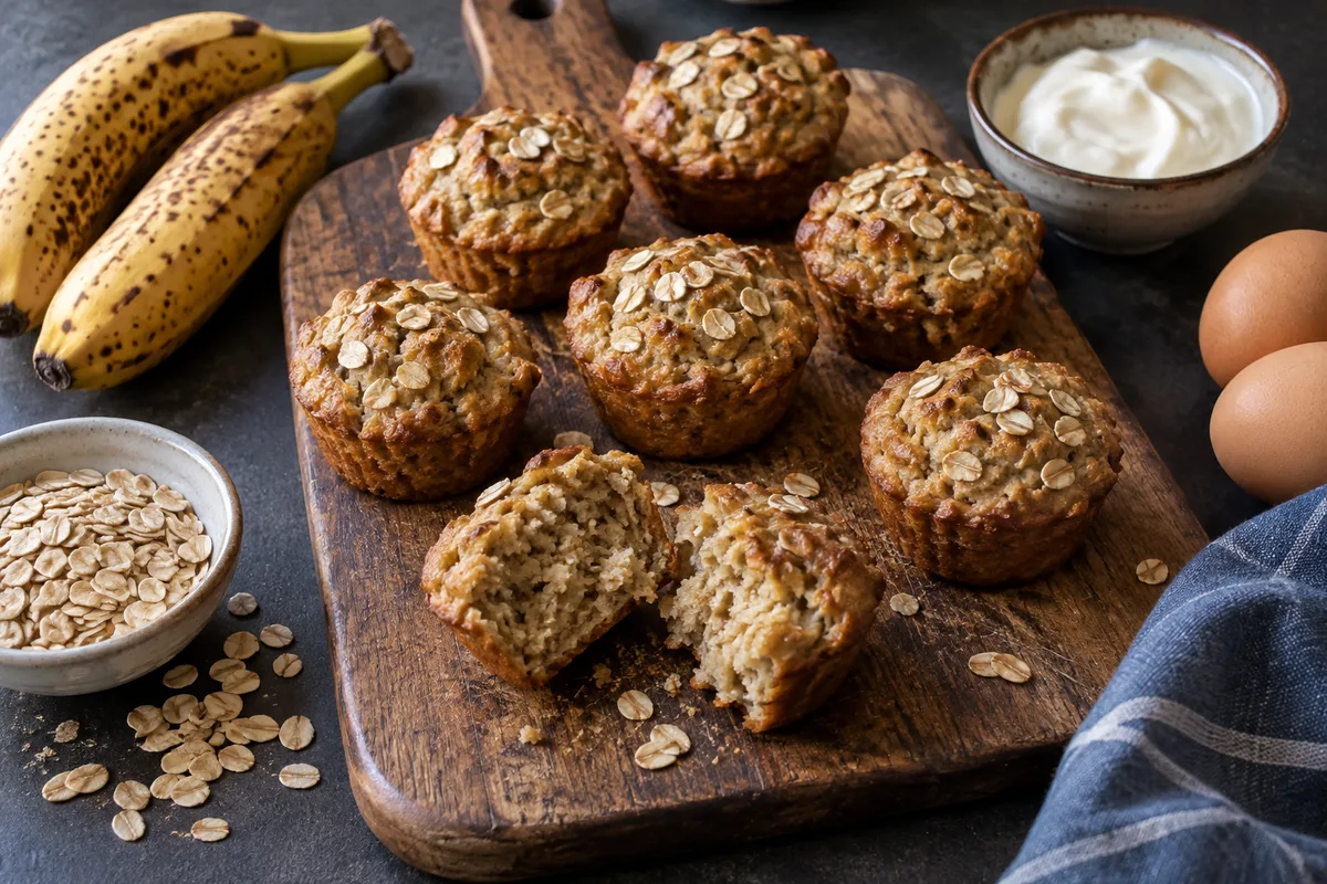 Petits gâteaux à l'avoine sans sucre ajouté