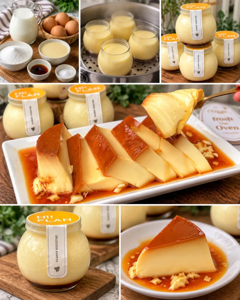 Flan aux œufs maison au caramel