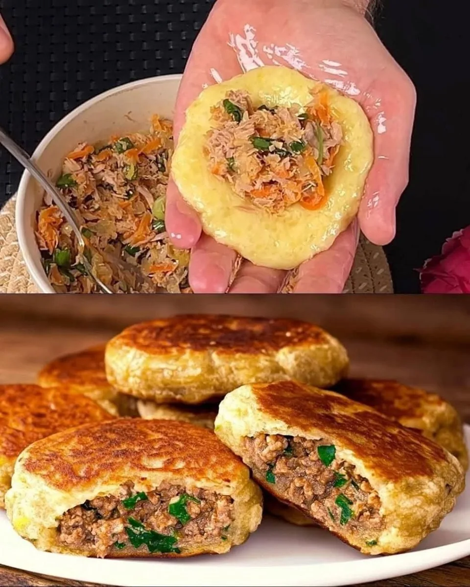 Pommes de terre farcies au poulet et aux légumes