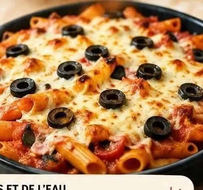 Gratin de pâtes façon pizza au Cookeo