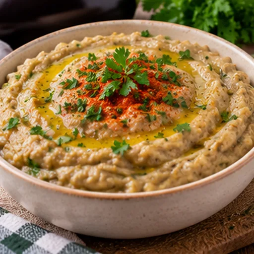 Purée d'aubergine light
