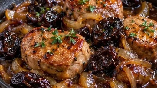Filet mignon aux pruneaux