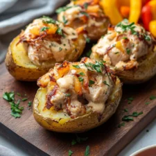 Pommes de Terre Farcies au Poulet