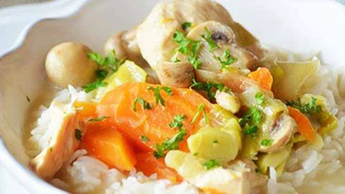 Blanquette de poulet express