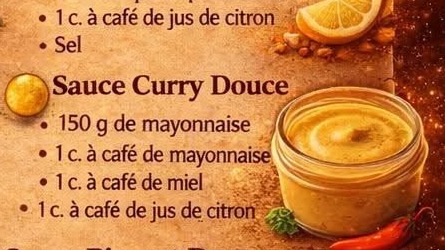 Sauce Curry Douce