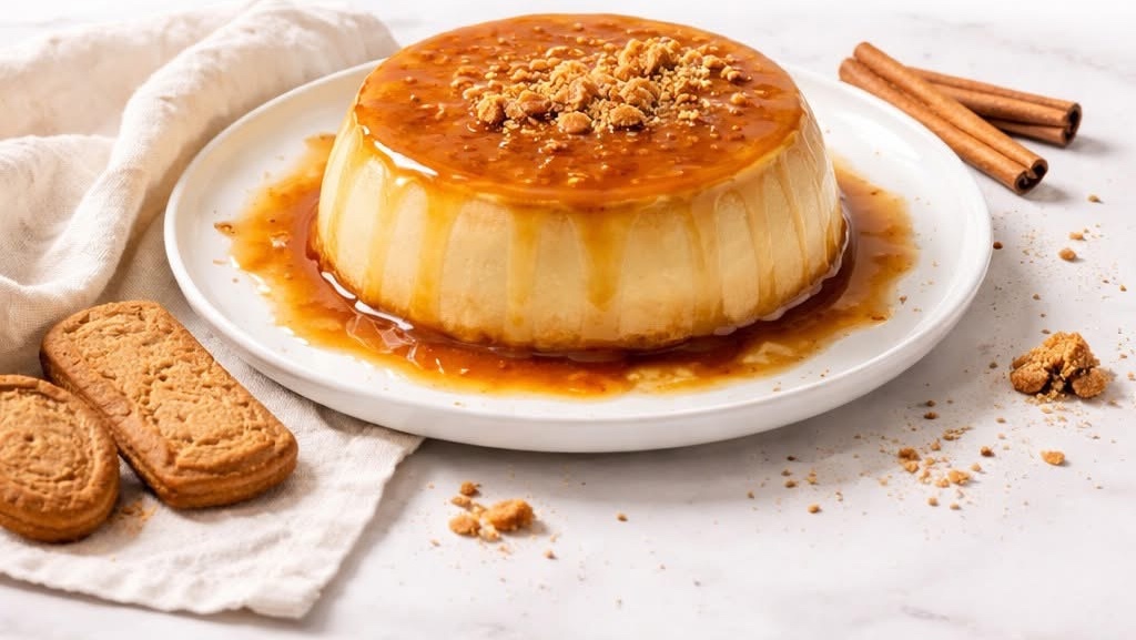 Flan au Spéculoos : un délice réconfortant