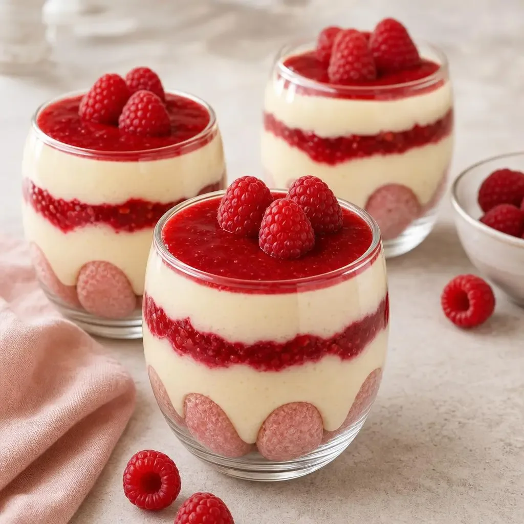 Verrines tiramisu fraise framboise au mascarpone