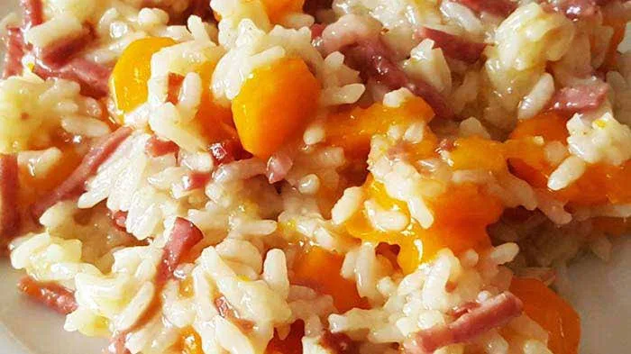 Risotto BB cream bacon basilic
