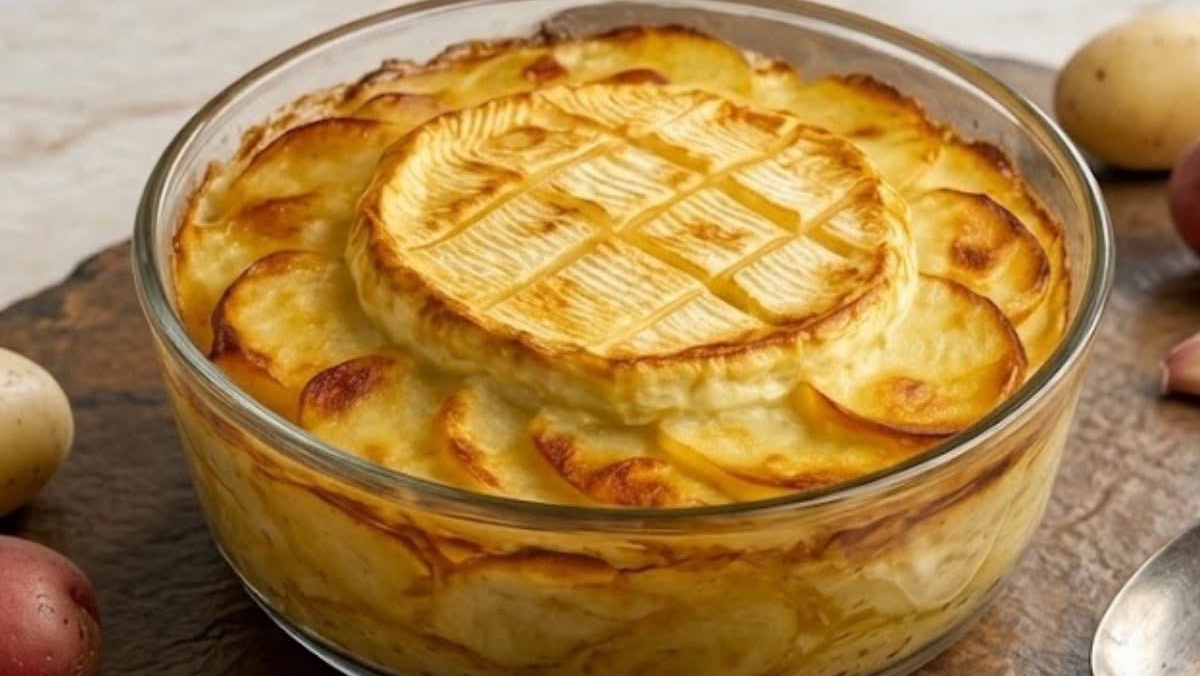 Gratin fondant au camembert
