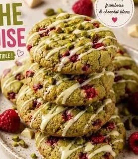 Cookie Pistache Framboise