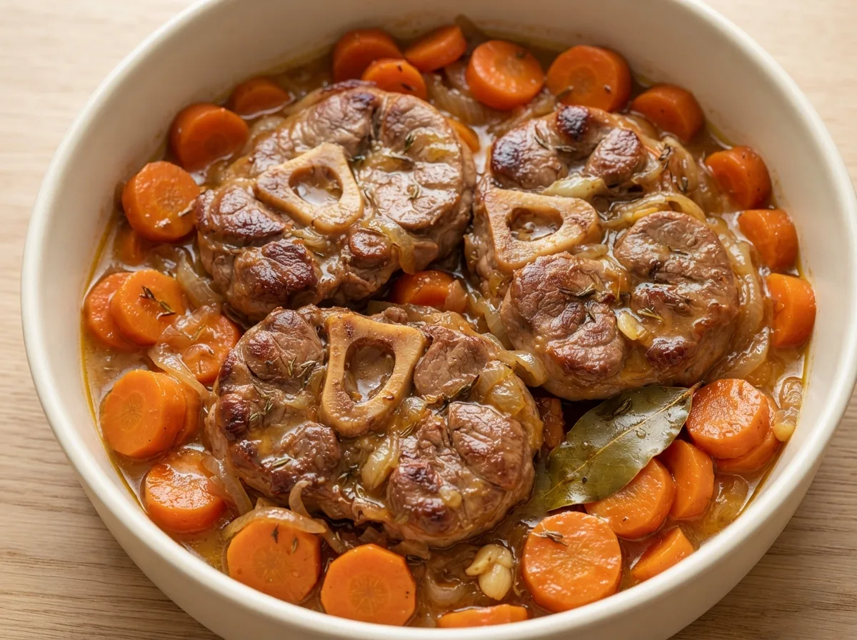 Osso buco de dinde aux carottes