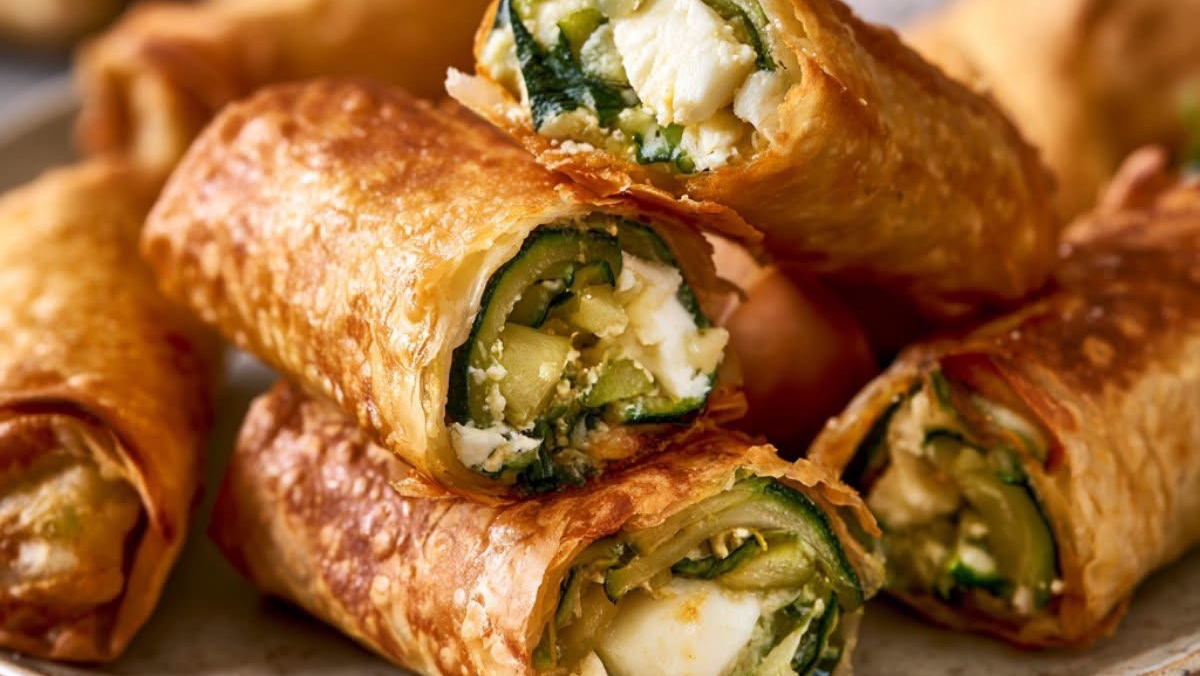 Cigares Courgettes & Feta Croustillants