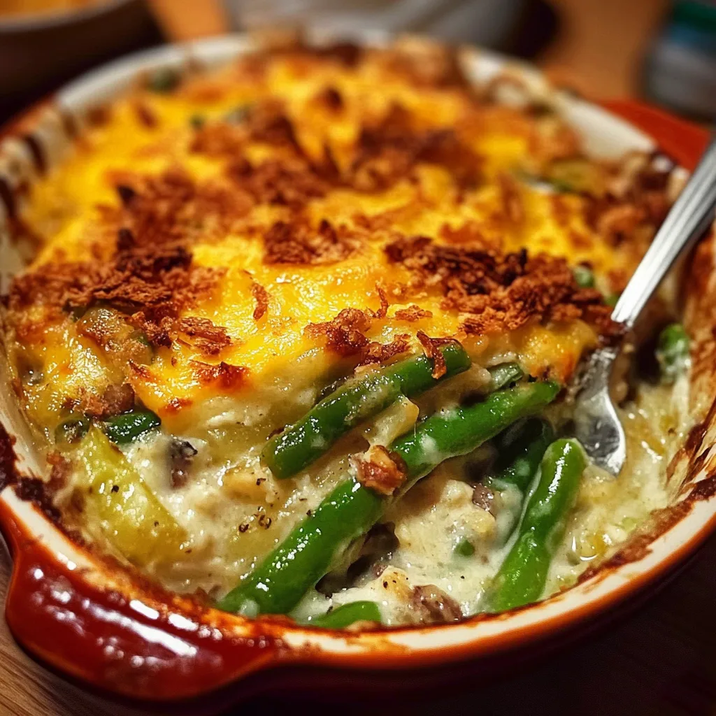 Casserole de haricots verts