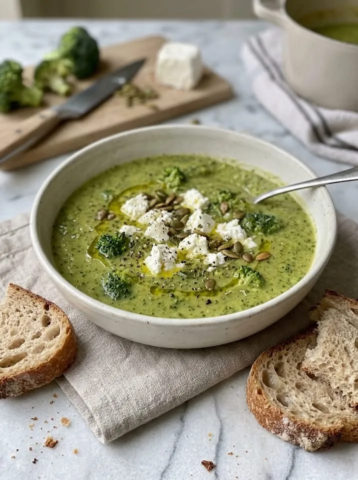 Velouté de Brocoli au Fromage Frais