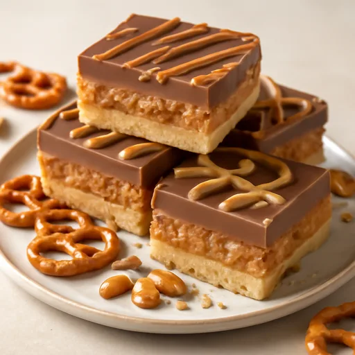 Carrés gourmands à la cacahuètes