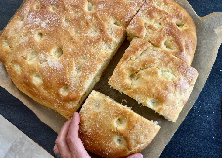 recette de la fougasse d'Aigues Mortes (brioche moelleuse) à la fleur d'oranger