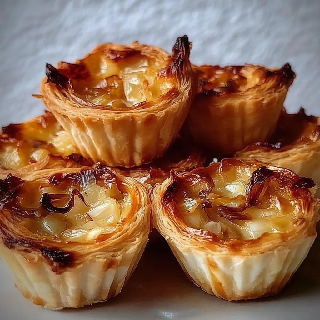 Mini Bouchées Feuilletées aux Oignons