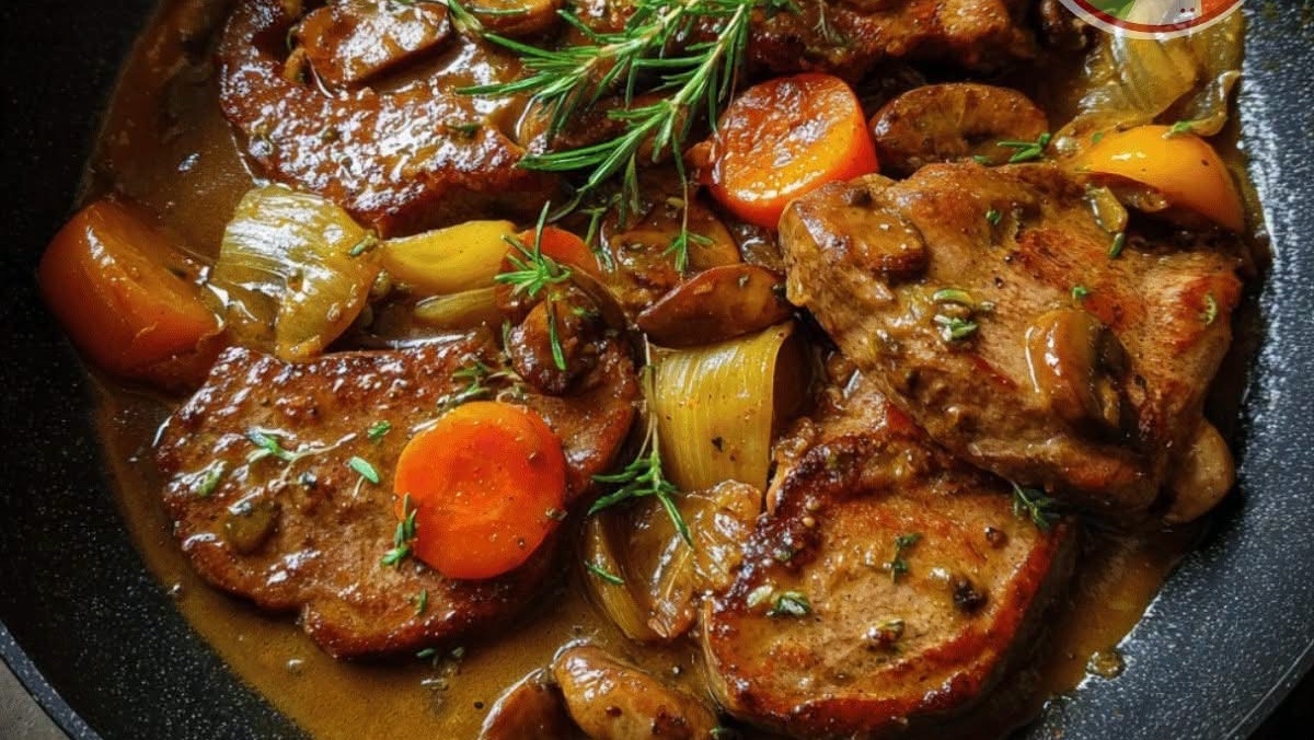 Sauté de veau léger aux légumes