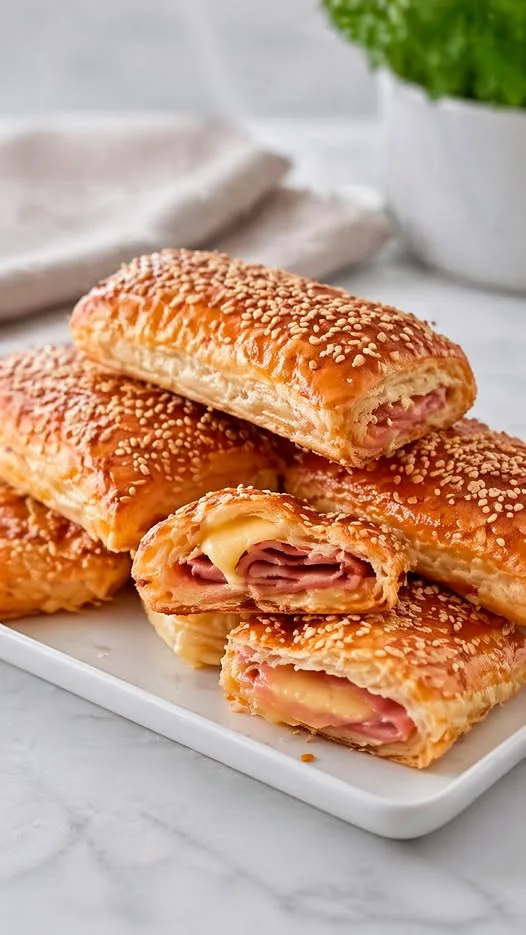 Napolitanas au jambon et au fromage