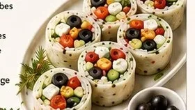 Roulés grecs feta olives