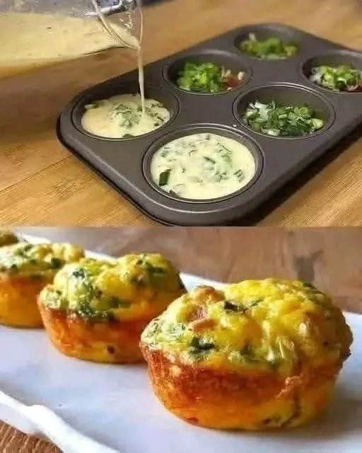 Muffins Omelette aux Légumes pour Enfants
