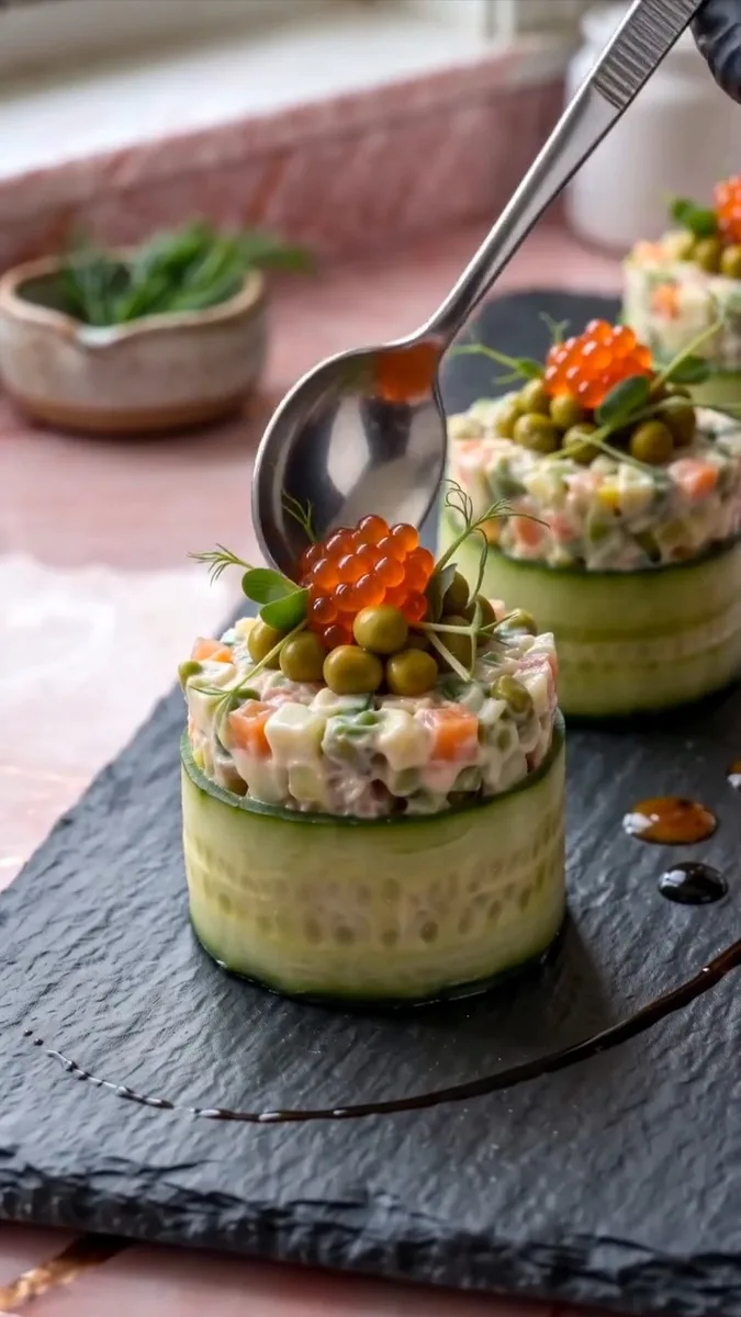 Tours de Salade Olivier Gourmet Tartare