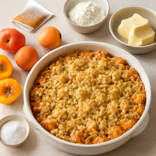 Crumble aux abricots